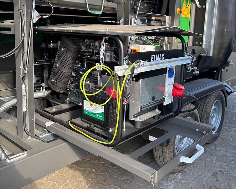 Diesel generator with extract​